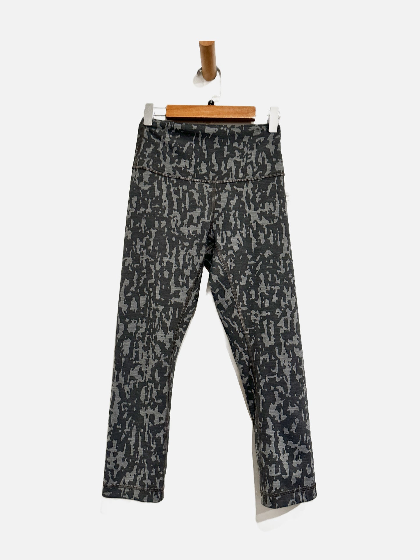 Lululemon Wunder Train High-Rise Crop 21" in Heathered Black Asphalt Grey - 4