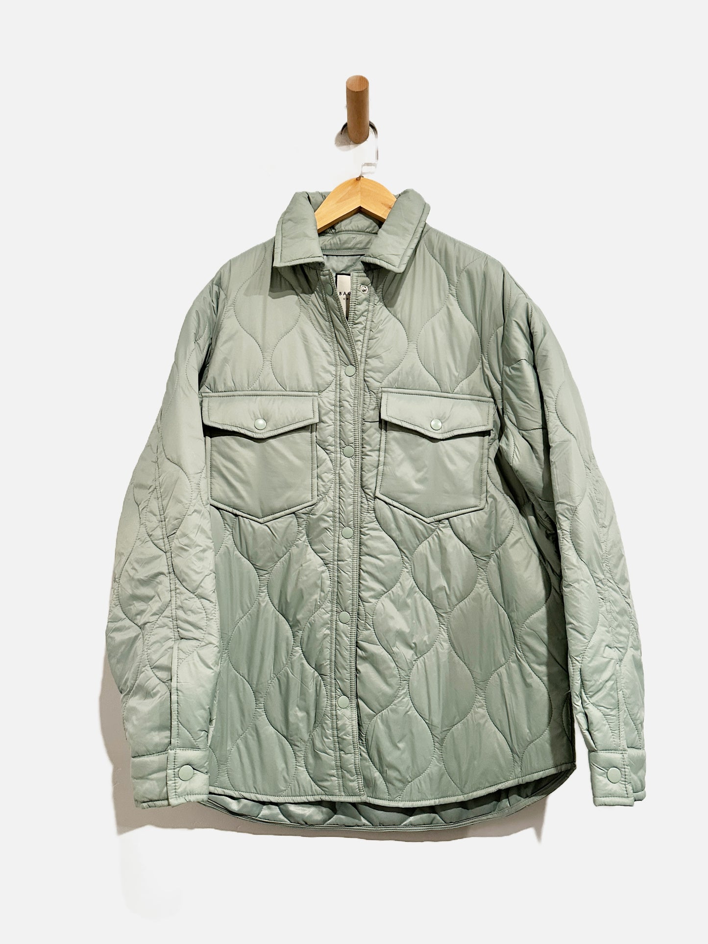 Bagatelle Green Quilted Jacket - Small