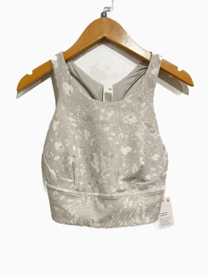Lululemon NWT Wunder Train Longline Bra in Terrazzo Marble Silver Ice Multi - 6