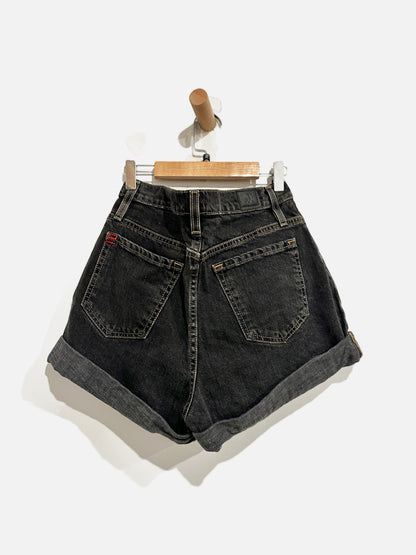 BDG Black High Rise Mom Shorts - 27