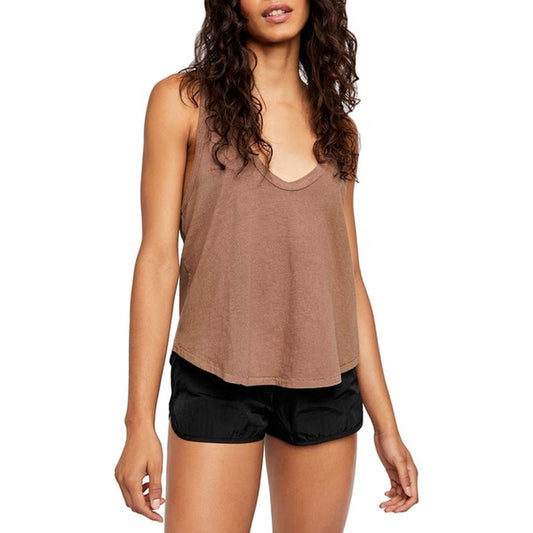 Free People Movement Keep Rolling Tank in Brown - Small