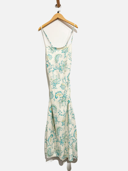 Rhythm Blue Floral Print Midi Dress - XS