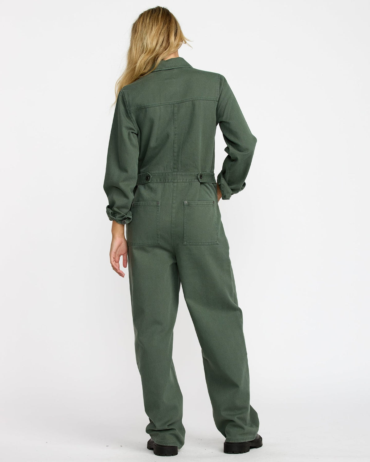 RVCA NWT Dayshift L/S Boiler Suit in Fir Green - Medium