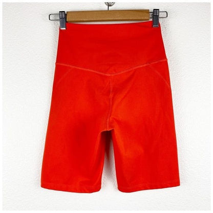 Girlfriend Collective Blood Orange High-Rise Run Short Size XS