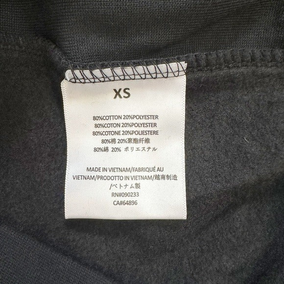 Essentials Fear of God Core Crewneck in Jet Black Size XS