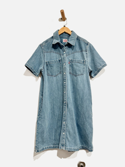 Levi’s Denim Button Down Shirt Dress - Small