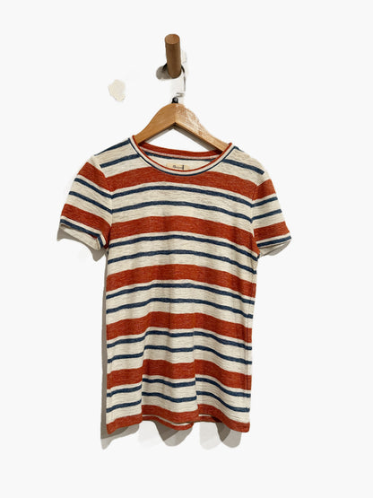 Madewell Hi-Fi Shrunken Tee in Mary-Lou Stripe - XS