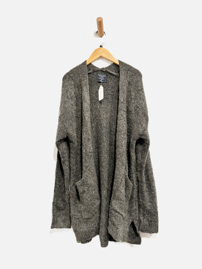 Abercrombie & Fitch Grey Cardigan - XS