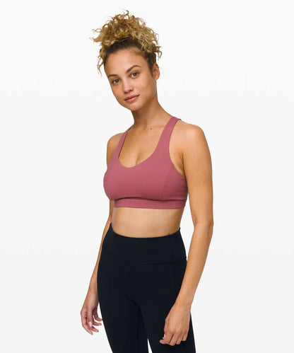 Lululemon Free To Be Serene Bra in Moss Rose - 8