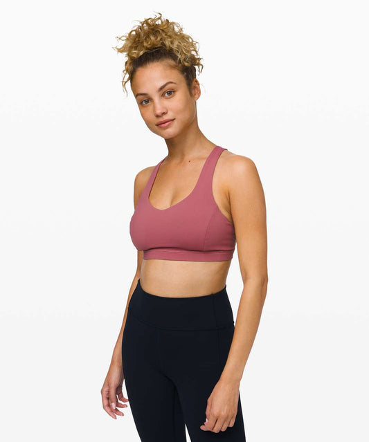 Lululemon Free To Be Serene Bra in Moss Rose - 8