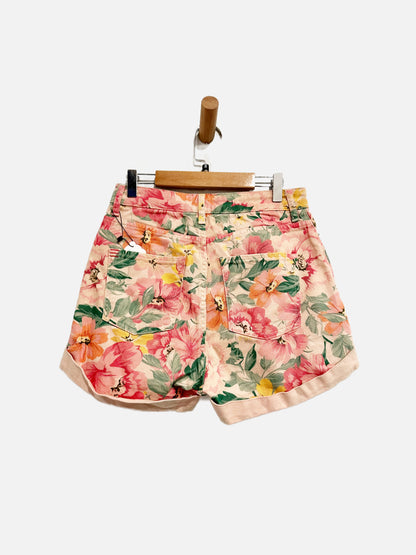 UO BDG Pink Floral Denim Shorts - 26