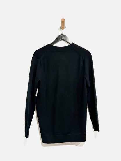 Madewell Black Merino Wool Boyfriend Cardigan - XS