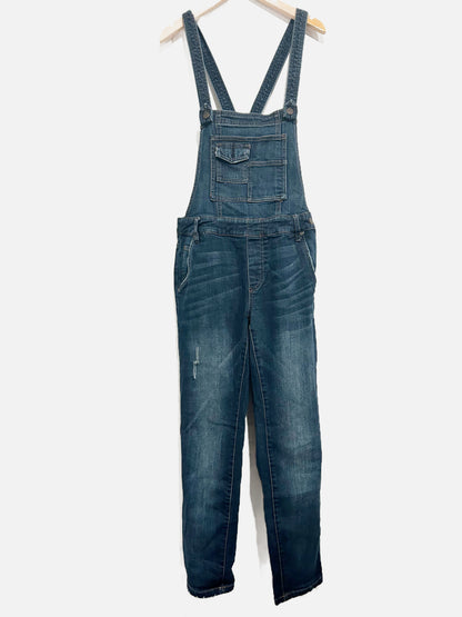 Free People Blue Skinny Overalls - 25