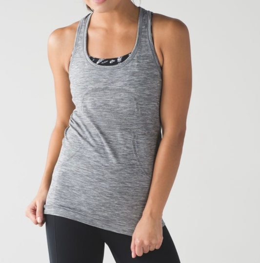 Lululemon Gray Swiftly Racerback Tank - 10