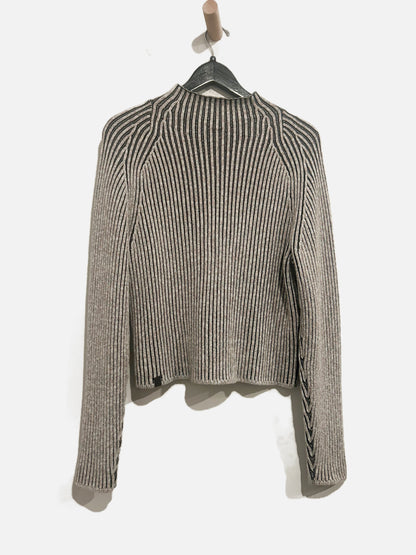 Lululemon Cotton Cashmere Blend Mock Neck Sweater - 8