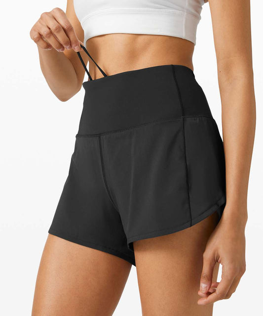 Lululemon Black Speed Up Shorts - 6