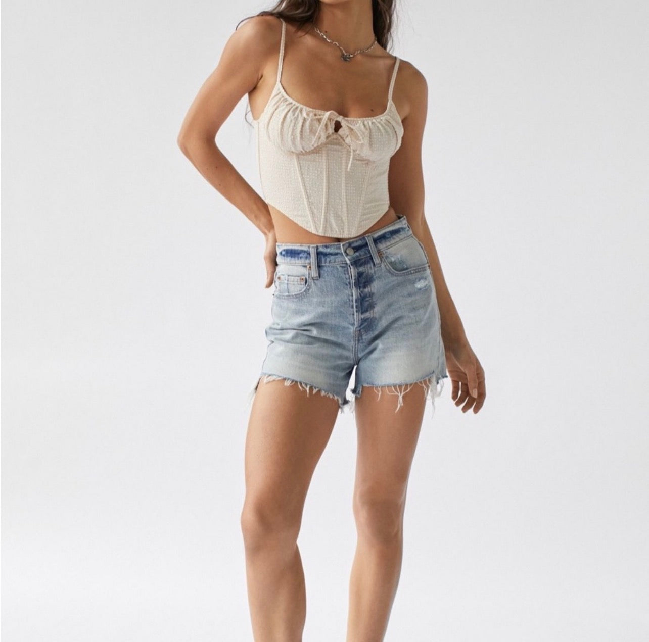 UO Out From Under Devon Corset Top - Small