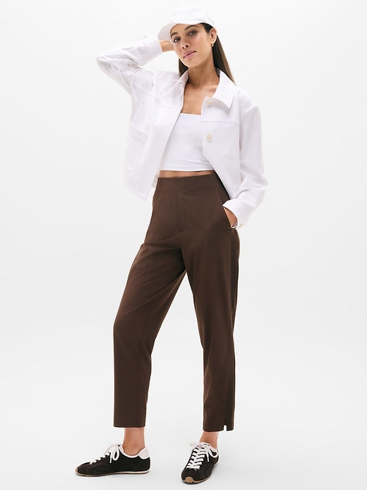 Athleta Brooklyn Mid Rise Ankle Pant in Woodland - 8