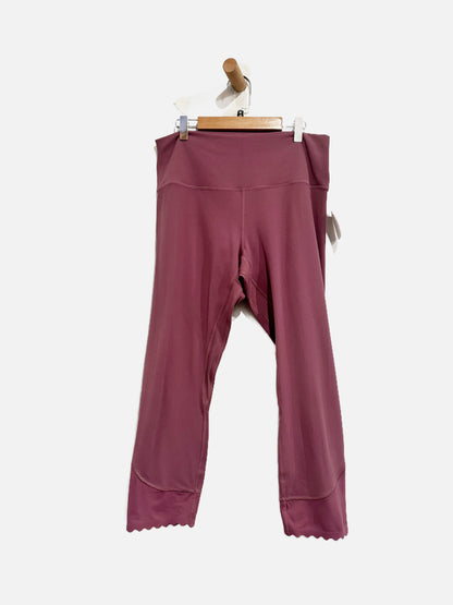 Lululemon Align Scalloped Hem High-Rise Crop 23" in Vintage Plum - 12