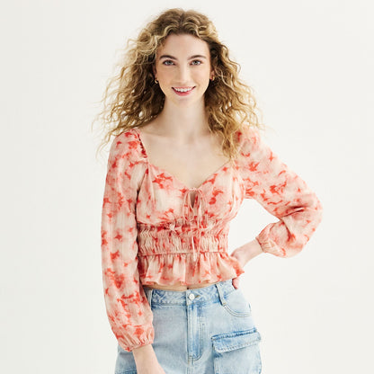 Dizzy Lizzy Pink Dye Blouse - XS