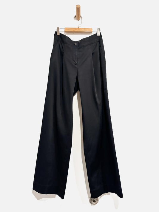 Anthropologie Black Wide Leg Pants - 00