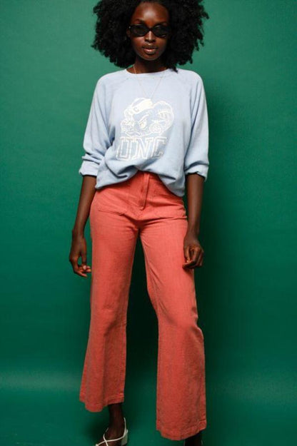 Rolla’s Faded Coral Sailor Ramie Pant - 0