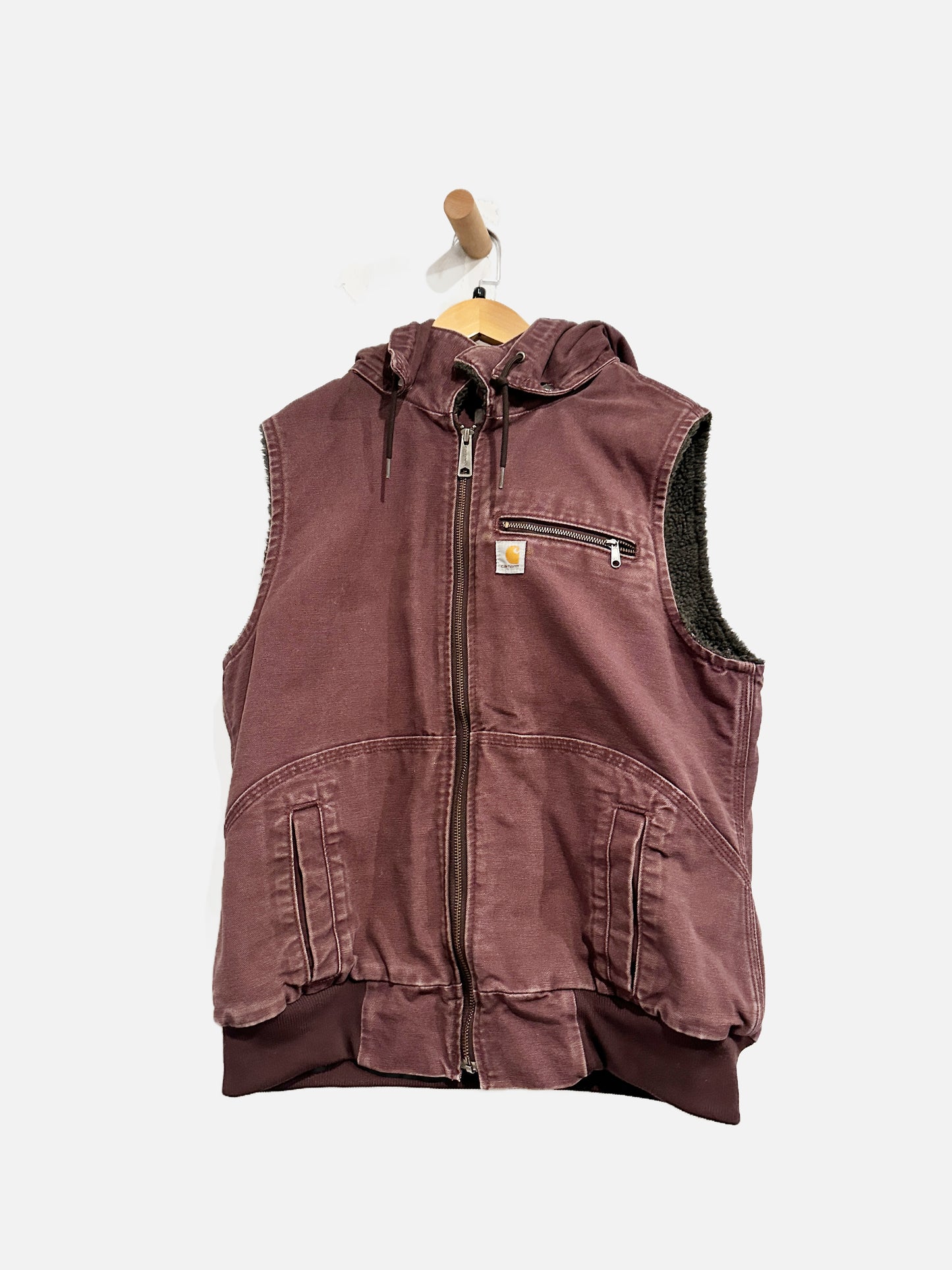 Carhartt Burgundy Vest - Large
