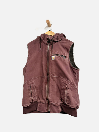 Carhartt Burgundy Vest - Large