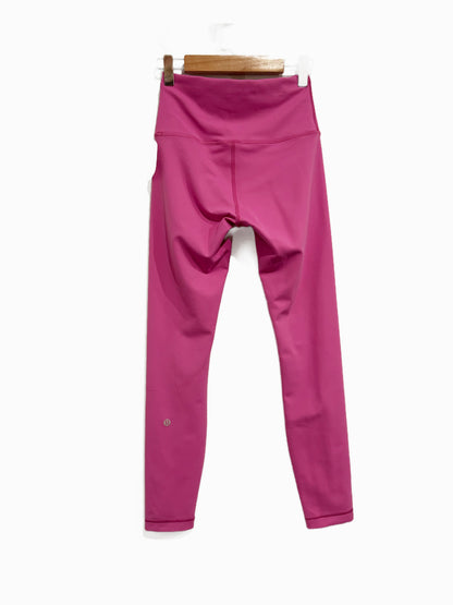 Lululemon Wunder Train High-Rise Tight 25” in Pow Pink - 4