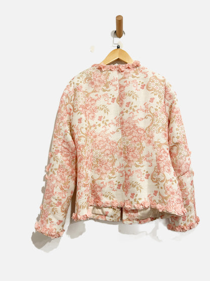 Boston Proper Pink Floral Blazer - 10