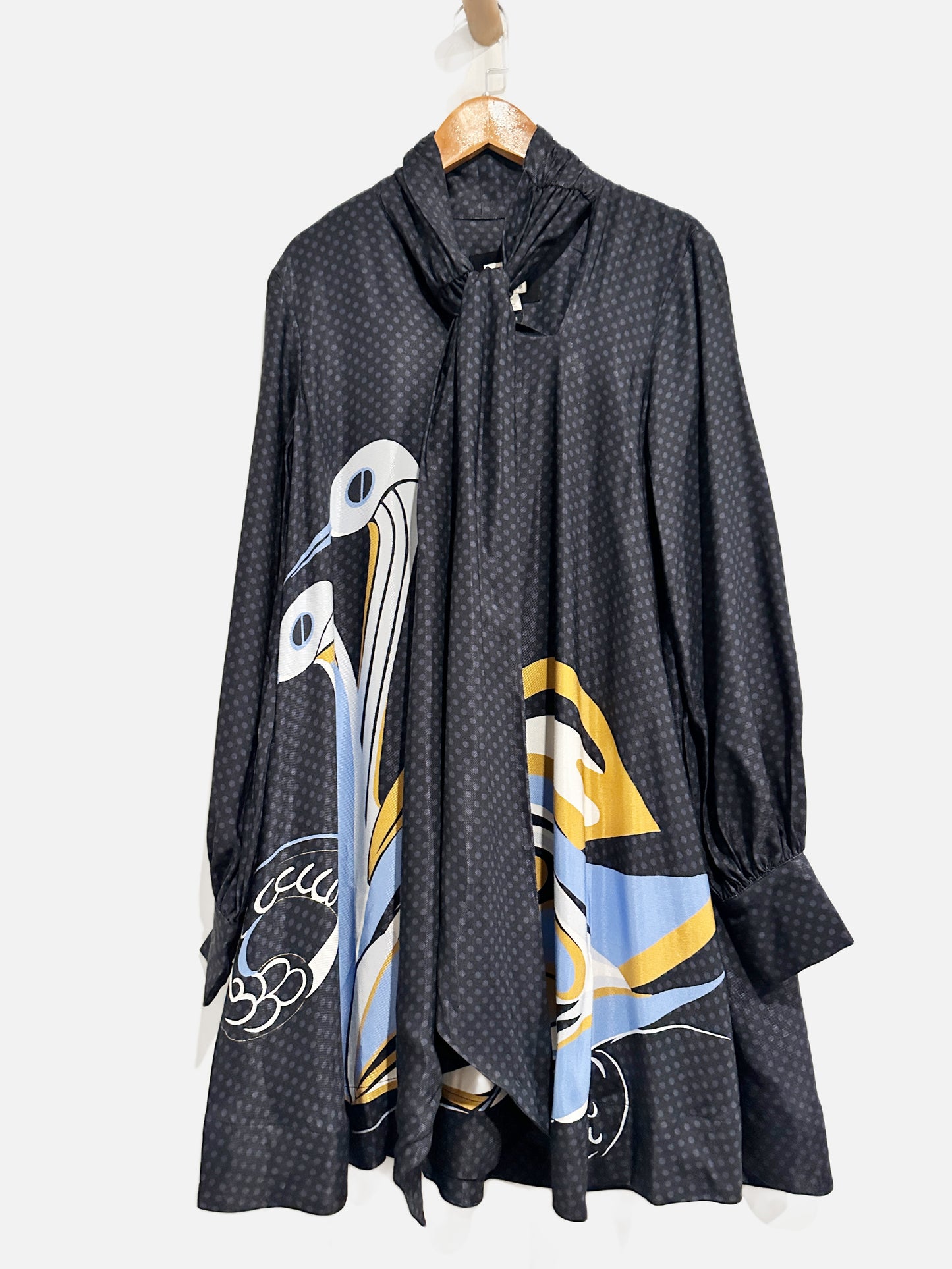 Anthopologie Maeve NWT Navy Swan Dress - XXS