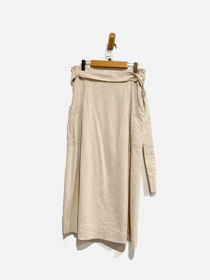 Modern Citizen Tan Linen Skirt - Medium