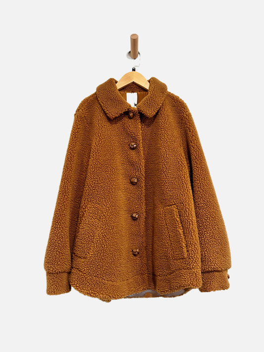H&M Brown Sherpa Coat - 10