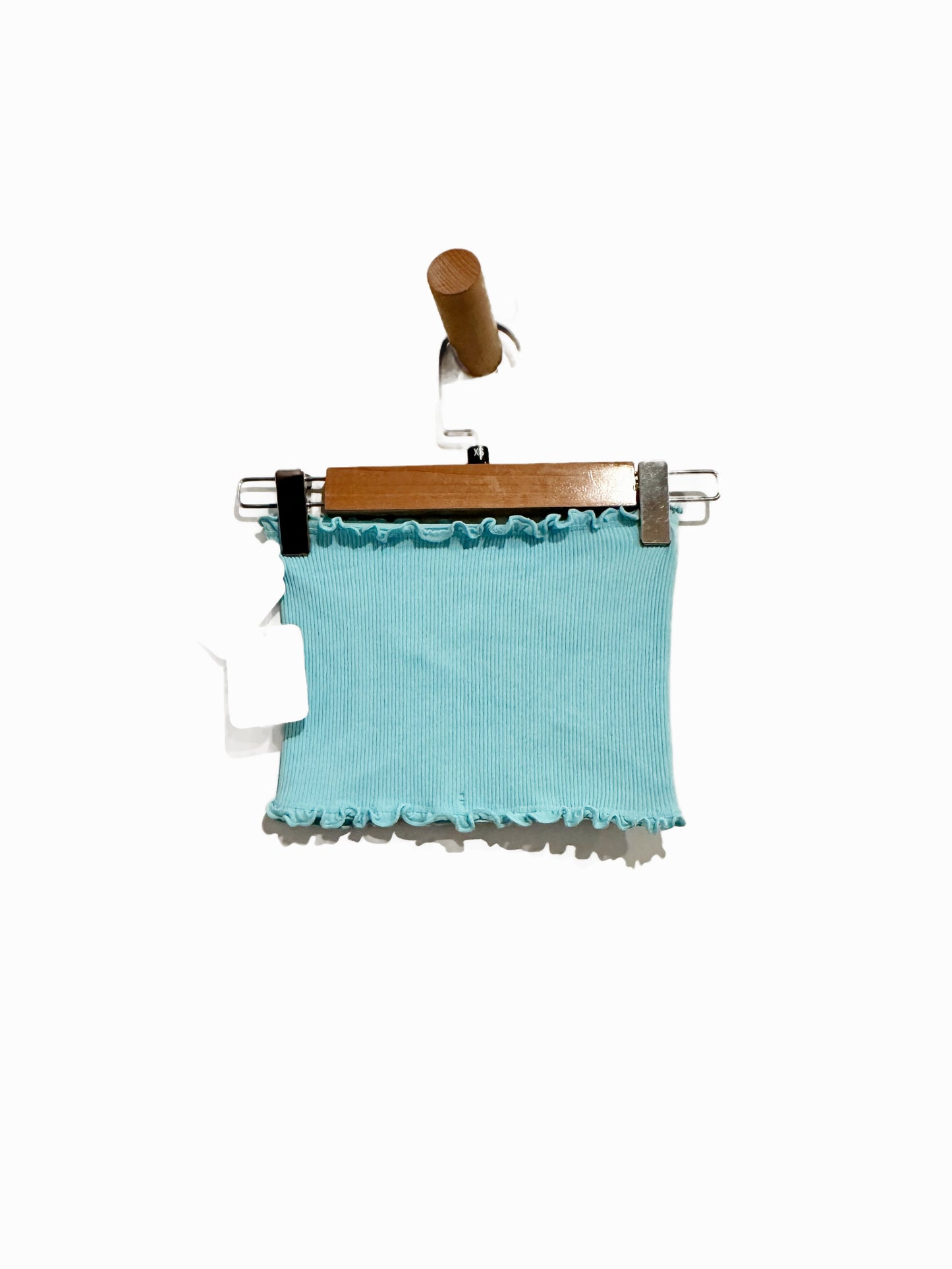 Free People Blue Ribbed Tube Top - XS/S