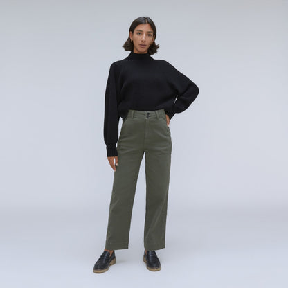 Everlane The Organic Wide Leg Pant in Kambaba - 10