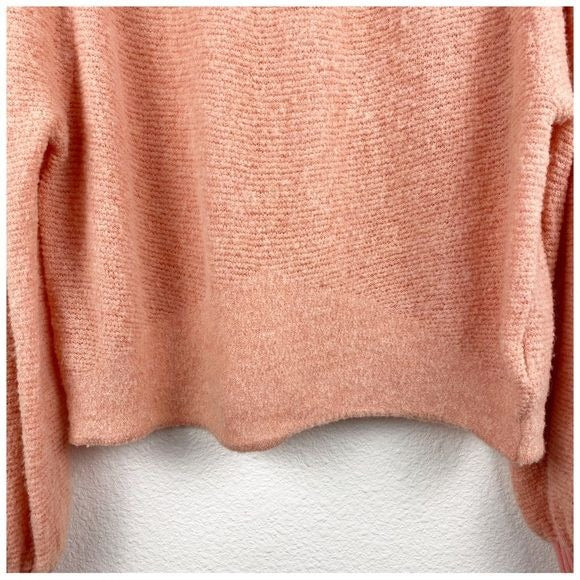 Free People Elderflower Sweater in Peach Size Small