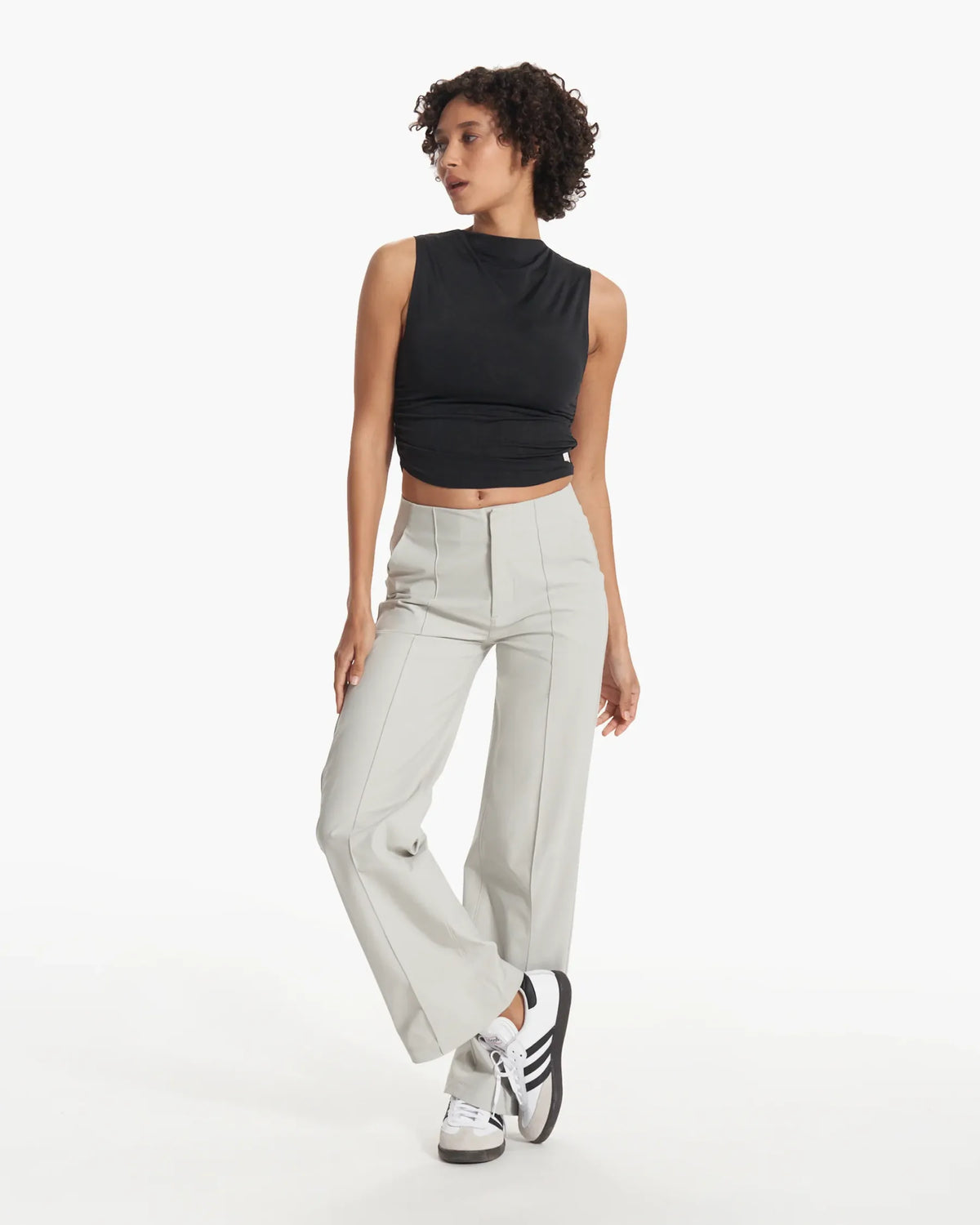 Vuori Meta Wide Leg Performance Pant in Vapor - Medium