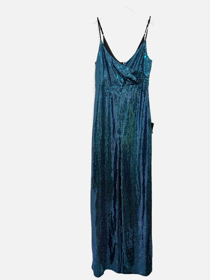 Lulus Blue Sequin Jumpsuit - Large