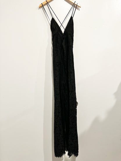 Lulus Black Lace Jumpsuit - XS