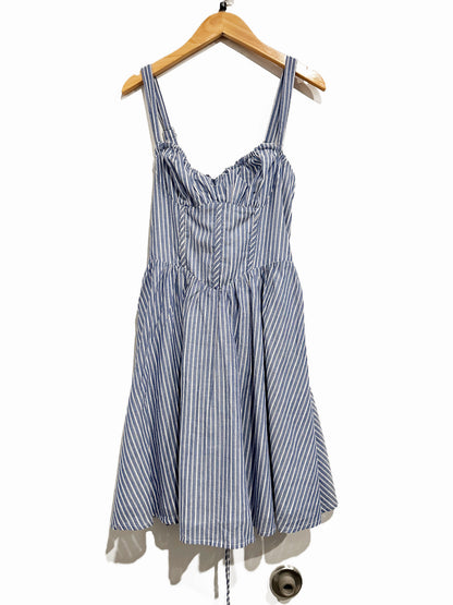 Vici Morning Magnolia Striped Sweetheart Mini Dress - XS
