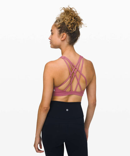 Lululemon Free To Be Serene Bra in Moss Rose - 8