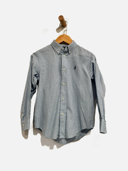 Ralph Lauren Kids Blue Button Up - 7