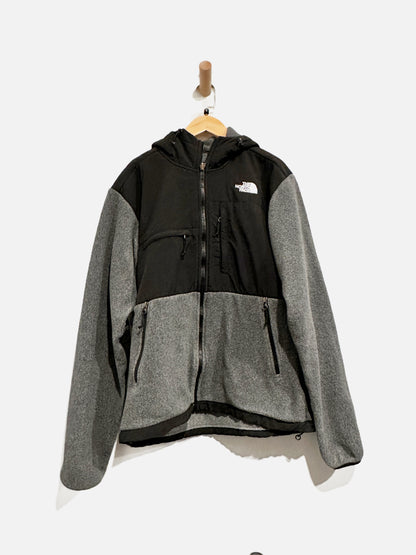 The North Face Men’s Grey Hooded Fleece Jacket - Small