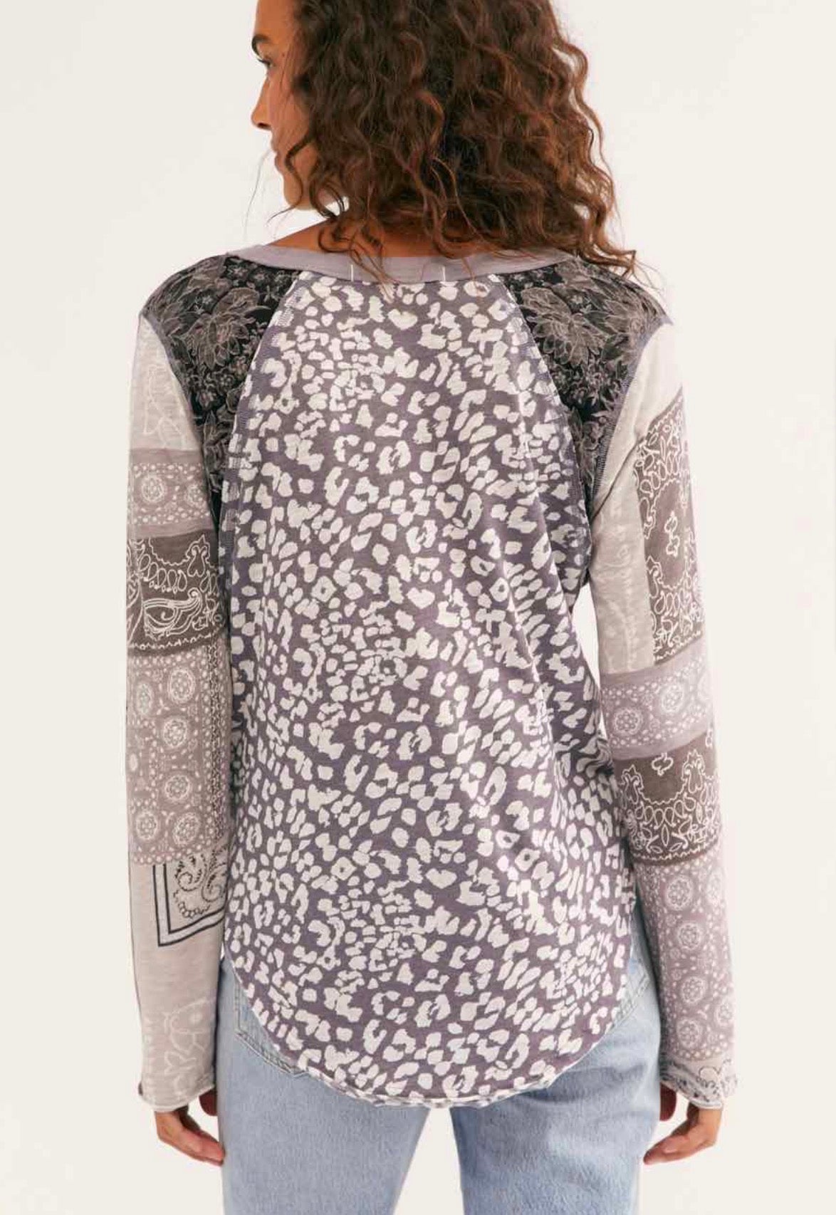 Free People Friday Night Long Sleeve Shirt - Medium
