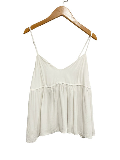 Brandy Melville Cameron White Tie Back Tank
