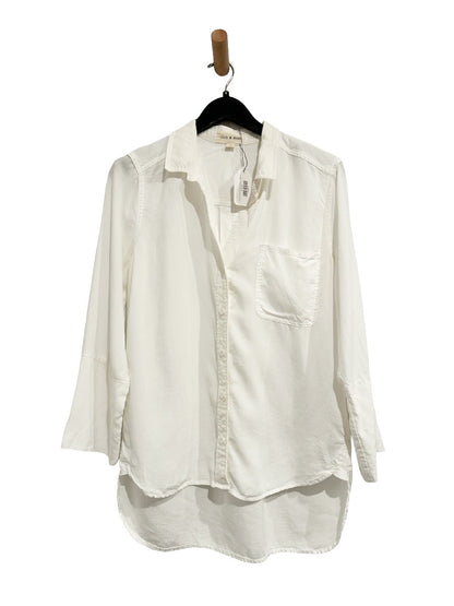 Cloth & Stone White Shirt Tail Button Down - Medium