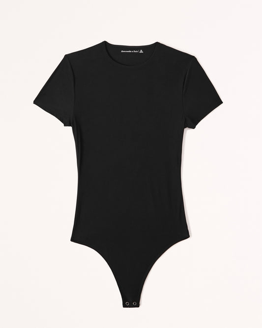 Abercrombie & Fitch Black SS Bodysuit - XS