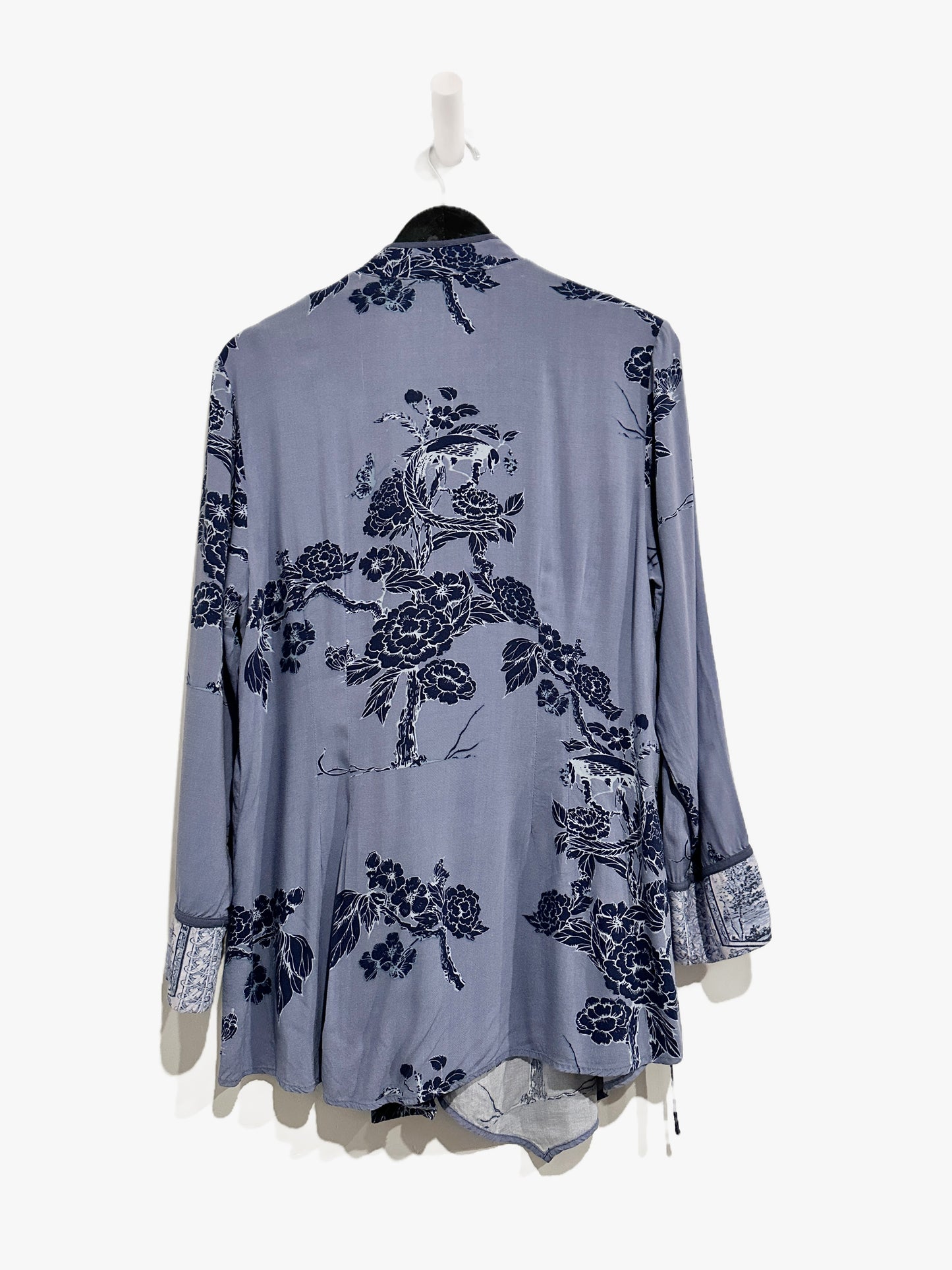 Soft Surroundings Tranquil Blooms Blouse - Large