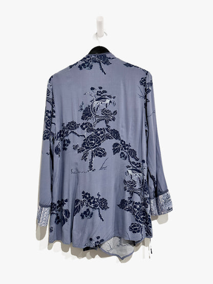 Soft Surroundings Tranquil Blooms Blouse - Large