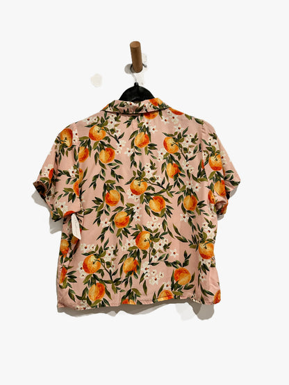 Marine Layer Pink Peach Button Down - Small